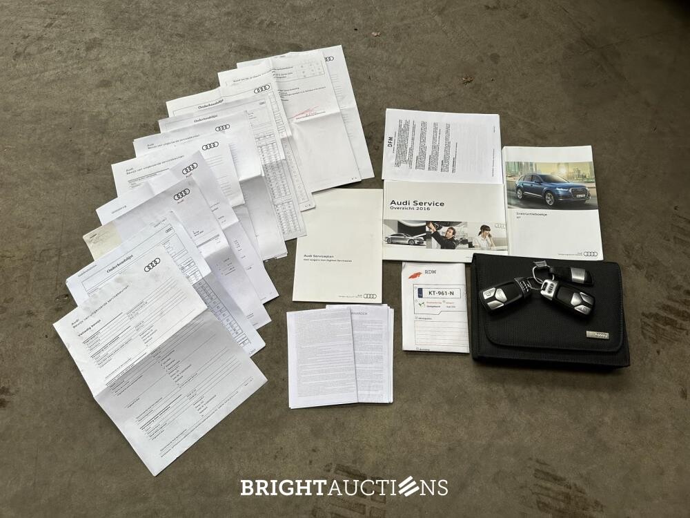 Audi Q7 3.0 TDI V6 e-tron Quattro Sport 373hp 2016 S-Line (Original-NL), KT-961-N