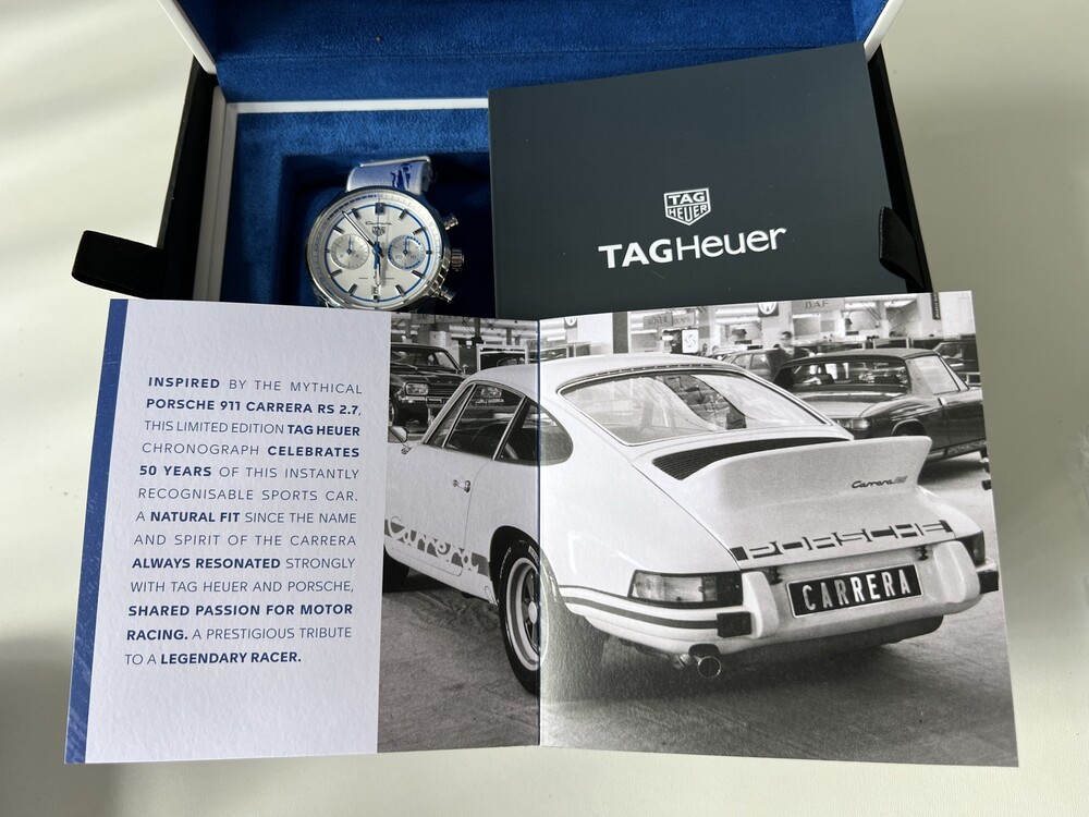 TAG Heuer Carrera H02 Porsche 911 Carrera RS 2.7 Edition