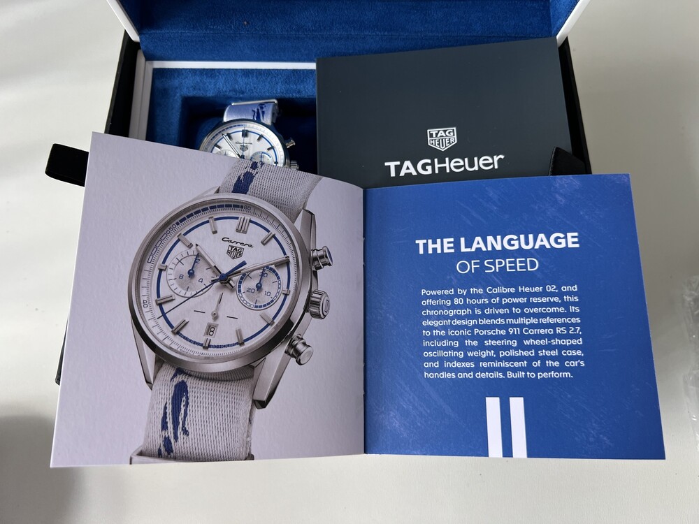 TAG Heuer Carrera H02 Porsche 911 Carrera RS 2.7 Edition