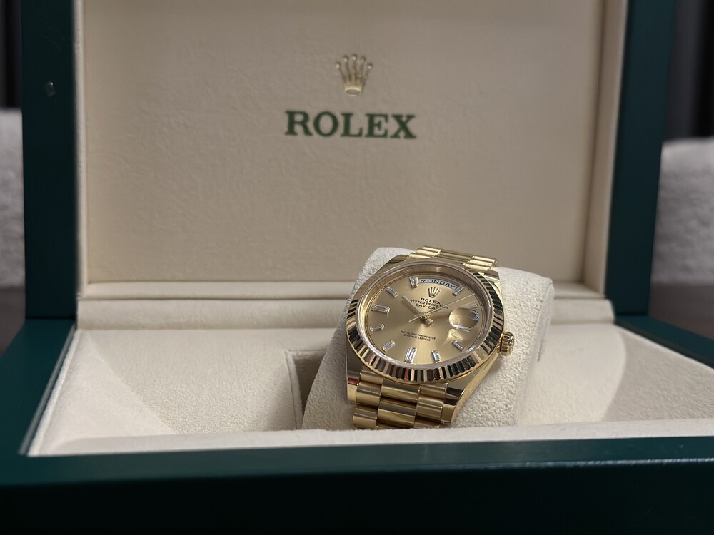 Rolex Day-Date 40 Oyster Perpetual Baguette 2022