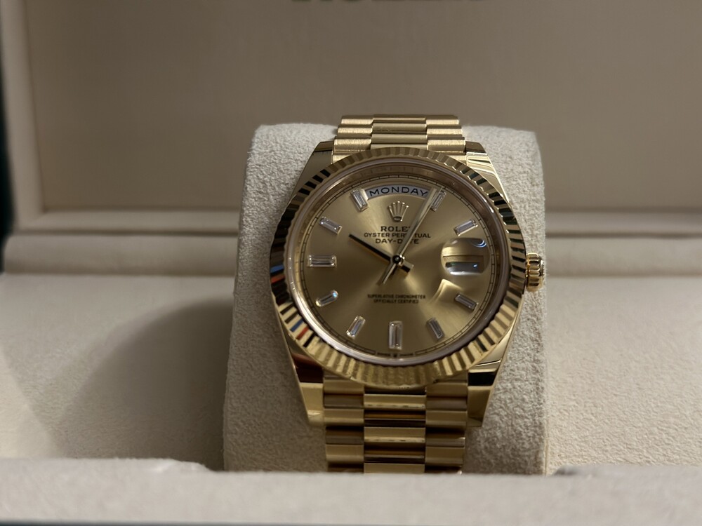 Rolex Day-Date 40 Oyster Perpetual Baguette 2022