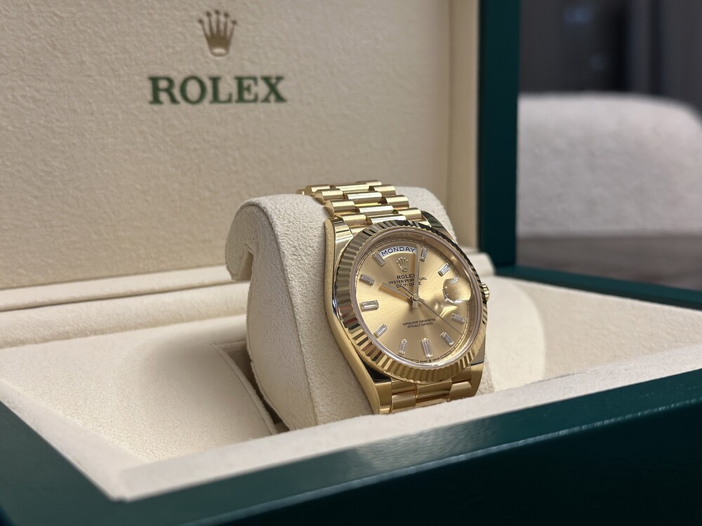 Rolex Day-Date 40 Oyster Perpetual Baguette 2022