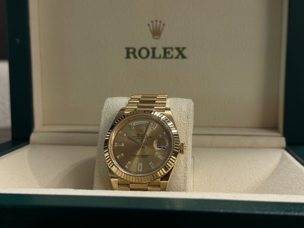 Rolex Day-Date 40 Oyster Perpetual Baguette 2022