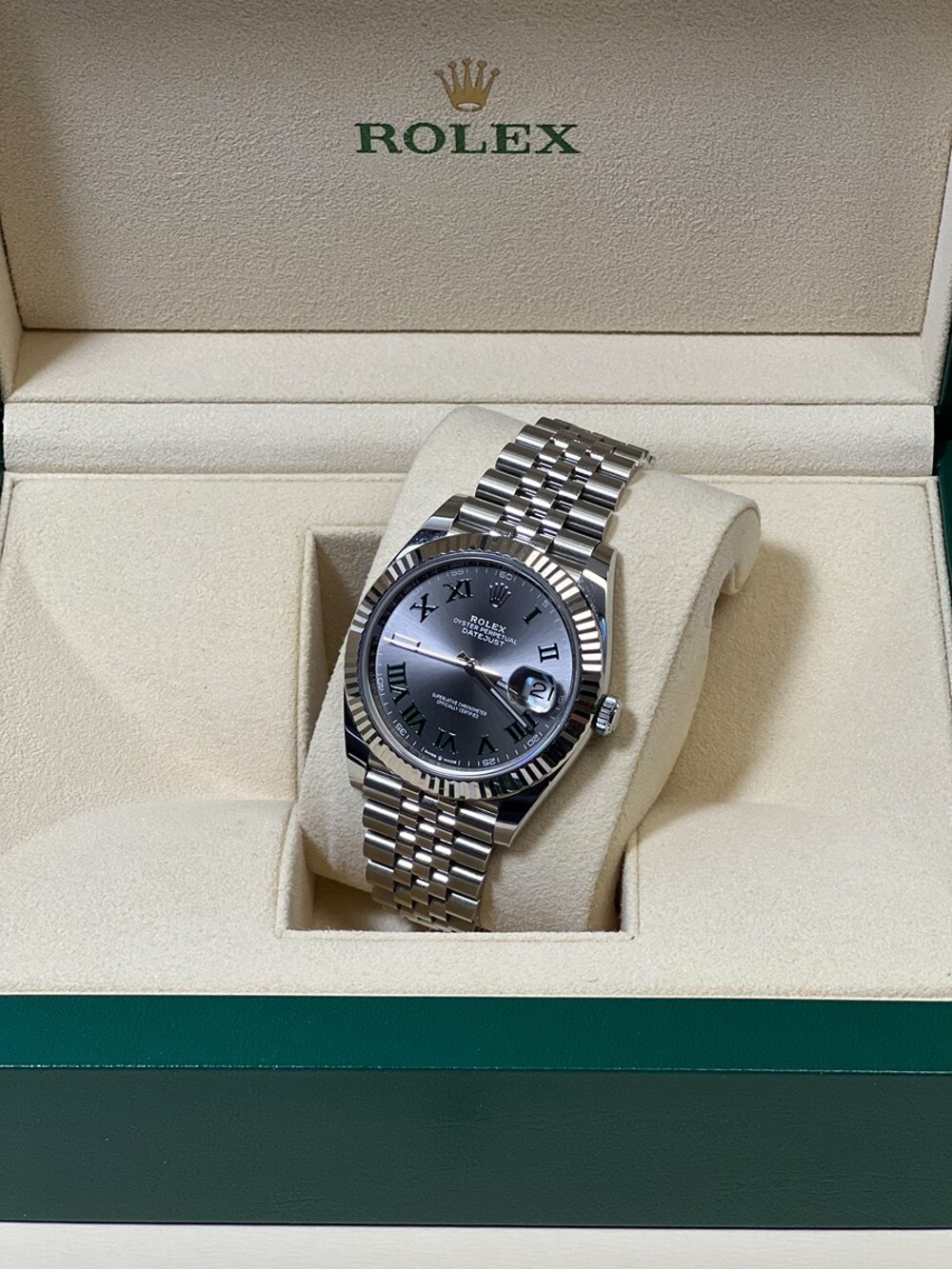 Rolex Datejust 41 126334-022 Wimbledon