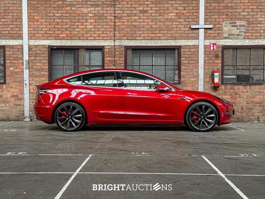 Tesla Model 3 Performance AWD 75 kWh 462pk 2019 (Origineel-NL + 1e Eigenaar), G-786-XK