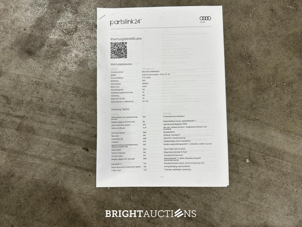 Audi A6 55 TFSI e Quattro Competition 395pk 2020, GTJ-27-F