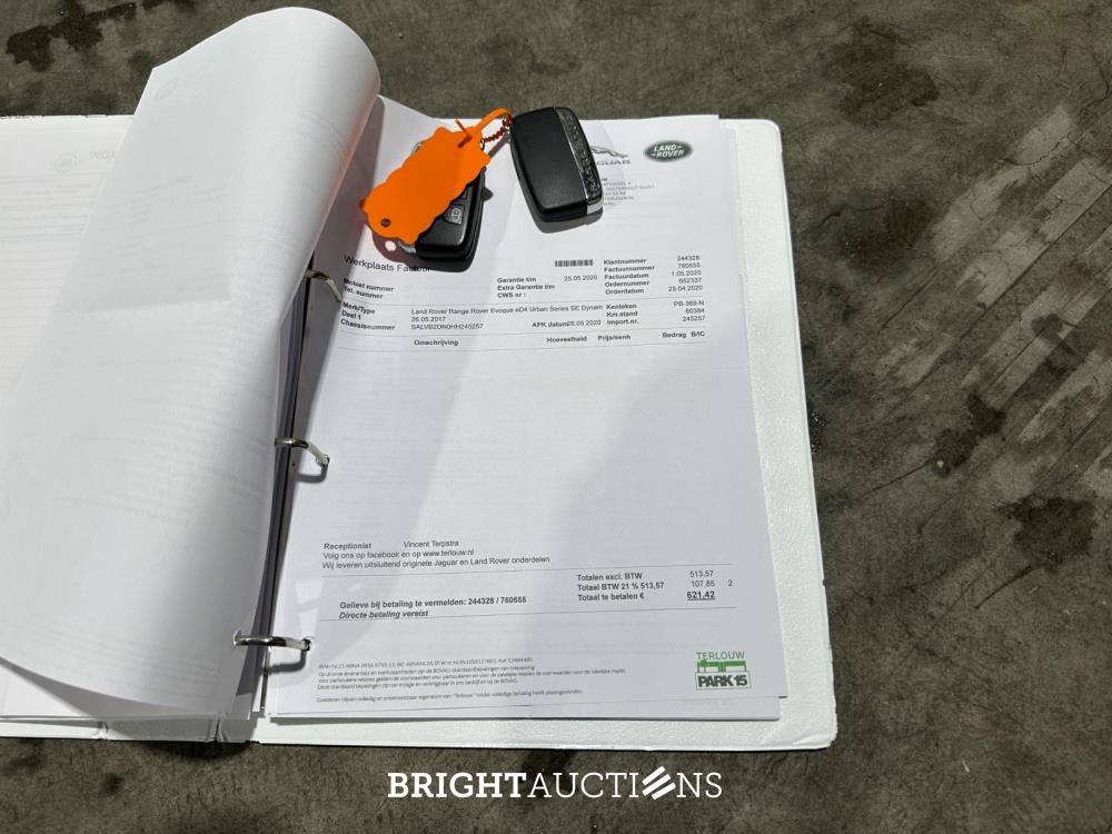 Land Rover Range Rover Evoque 2.0 eD4 HSE 150hp 2017 (Original-NL), PB-369-N