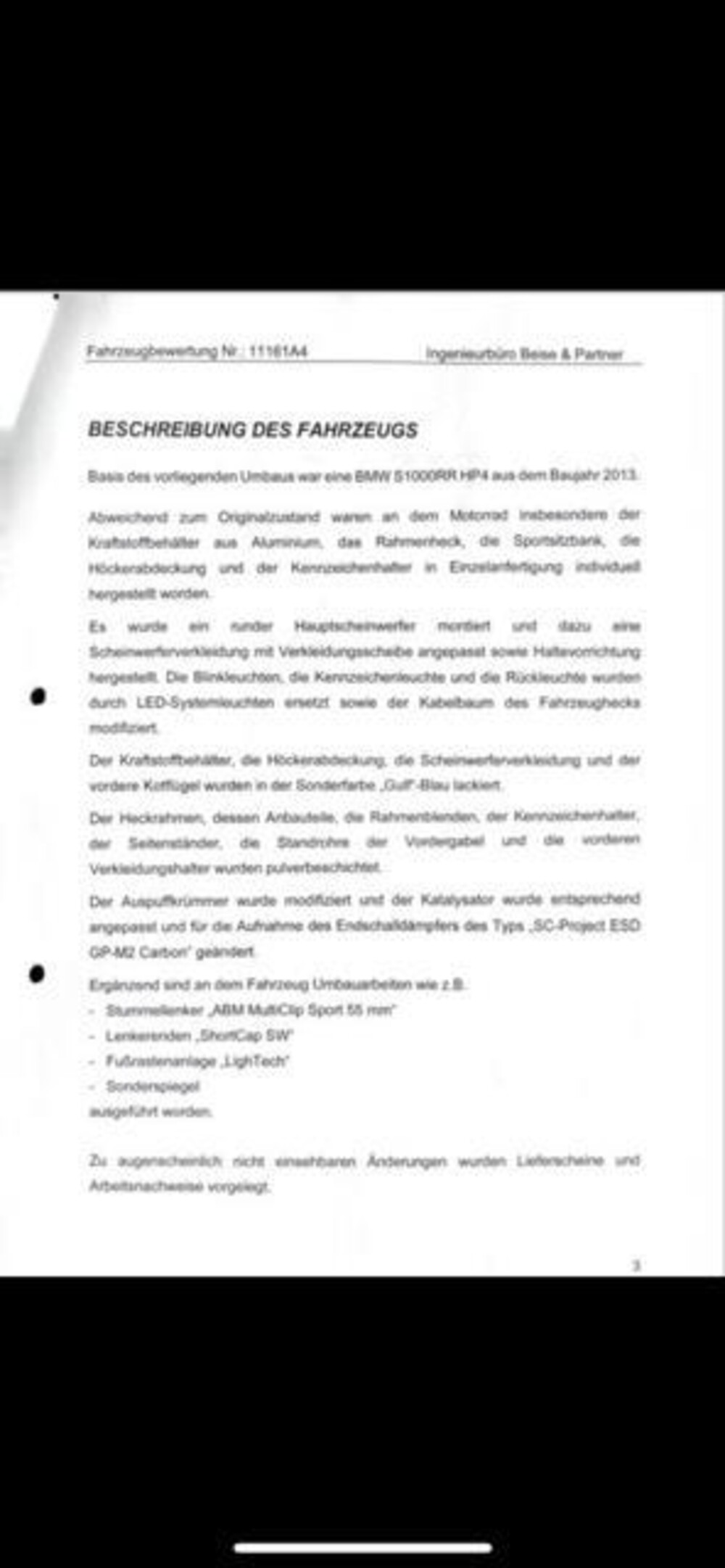 BMW S1000RR HP4 Cafe Racer 193pk 2013