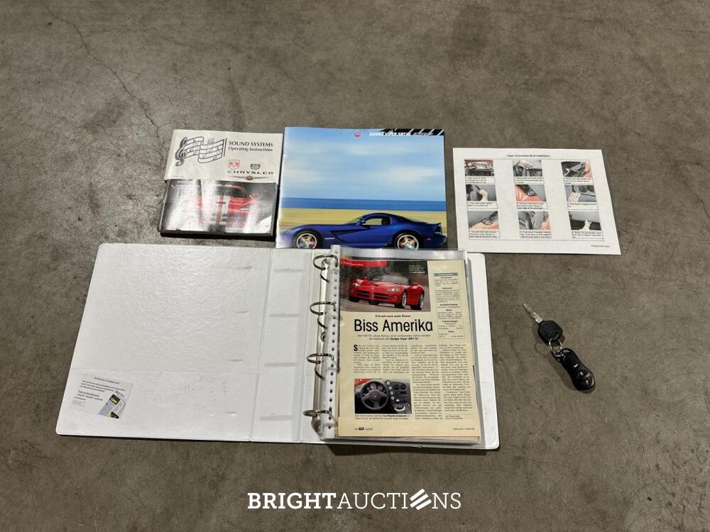 Dodge Viper SRT-10 8.4 V10 600hp 2008 Convertible, 67-KJL-8 (13,849 KM)