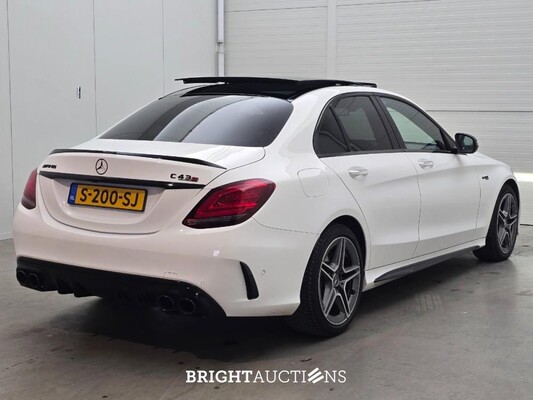 Mercedes-Benz C43 AMG 3.0L V6 4MATIC Premium Plus Pack 390pk 2019 C-klasse, S-200-SJ