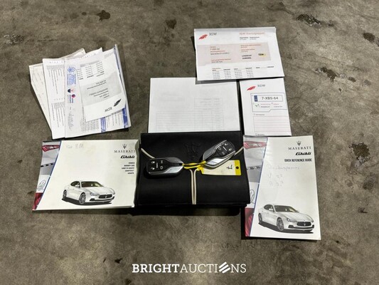 Maserati Ghibli 3.0 V6 330pk 2014 (Origineel-NL), 7-XBS-64