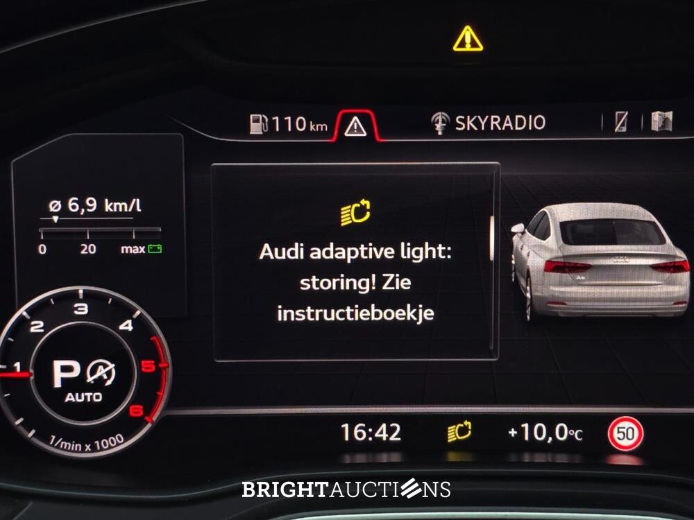 Audi A5 Sportback Design Pro Line Plus 2.0 TDI Quattro 190pk 2017, K-247-RN