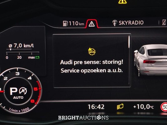 Audi A5 Sportback Design Pro Line Plus 2.0 TDI Quattro 190pk 2017, K-247-RN