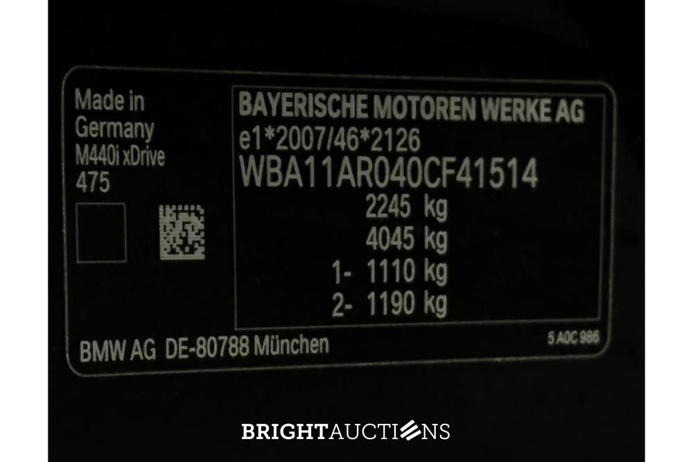BMW M440i High Executive xDrive 374pk 2020 (Origineel-NL), J-656-VG