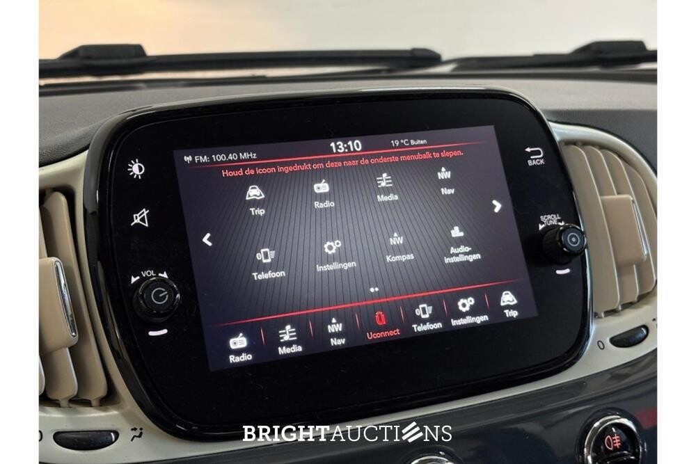 Fiat 500 Hybrid Lounge 1.0 69pk 2021 (Origineel-NL), K-191-LL