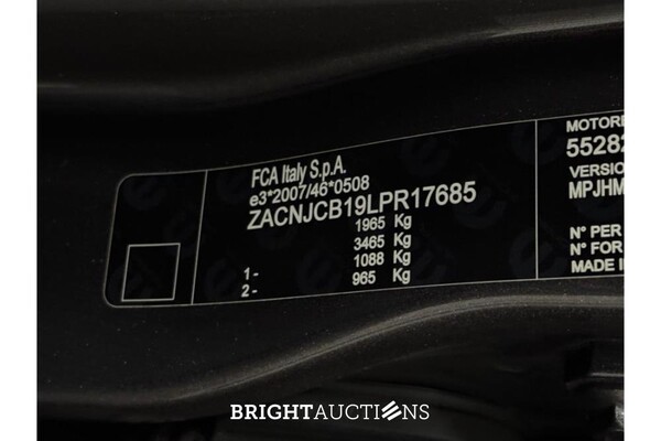 Jeep Compass 1.3T Night Eagle Liberty Edition 1.3 131pk 2020 (Origineel-NL), K-689-FB
