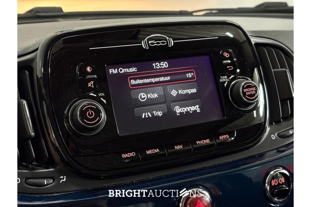 Fiat 500 TwinAir Turbo Collezione 0.9 80pk 2019 (Origineel-NL), XN-618-B