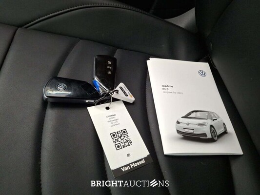 Volkswagen ID.3 First PLUS 58 kWh 204pk 2020 (Origineel-NL), J-502-XL