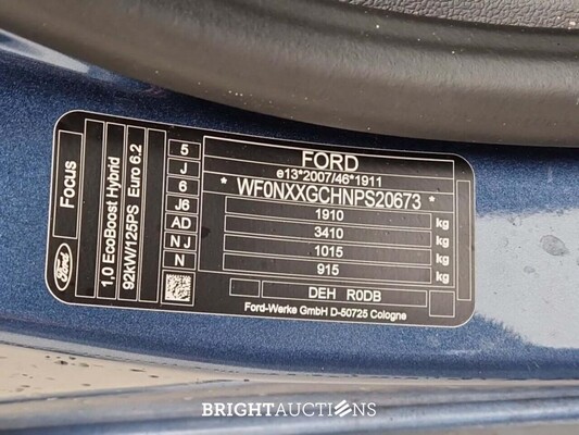 Ford Focus MHEV St-Line 1.0 ECOBOOST 125pk 2023