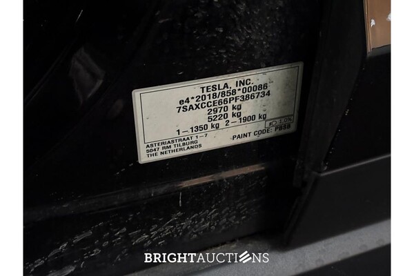 Tesla Model X Plaid AWD 100 kWh 2023 (Origineel-NL) 6 persoons, X-001-LD