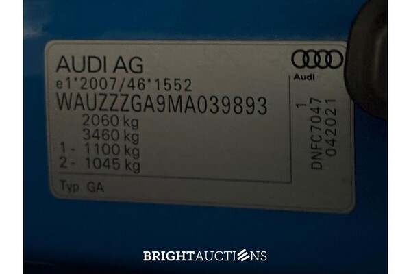 Audi SQ2 Turboblauw 2.0 TFSI Quattro 300pk 2021, P-377-DB