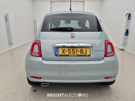 Fiat 500 HYBRID Dolcevita 1.0 69pk 2023 (Origineel-NL), X-551-BJ