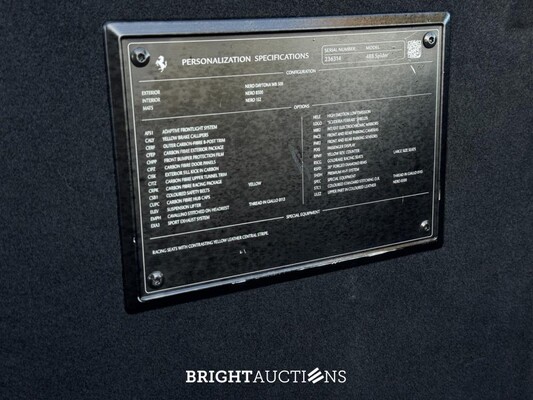 Ferrari 488 Spider HELE 3.9 V8 -Full Carbon- 670pk 2018, GFG-98-P
