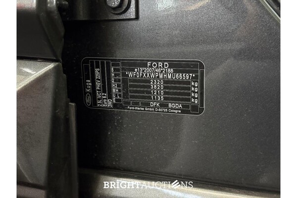 Ford Kuga PHEV ST-Line X 2.5 261pk 2021 (Origineel-NL), K-283-VN