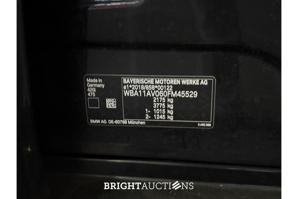 BMW 4 Serie 420 i Business Edition Plus 183pk 2022 (Origineel-NL), P-940-JH