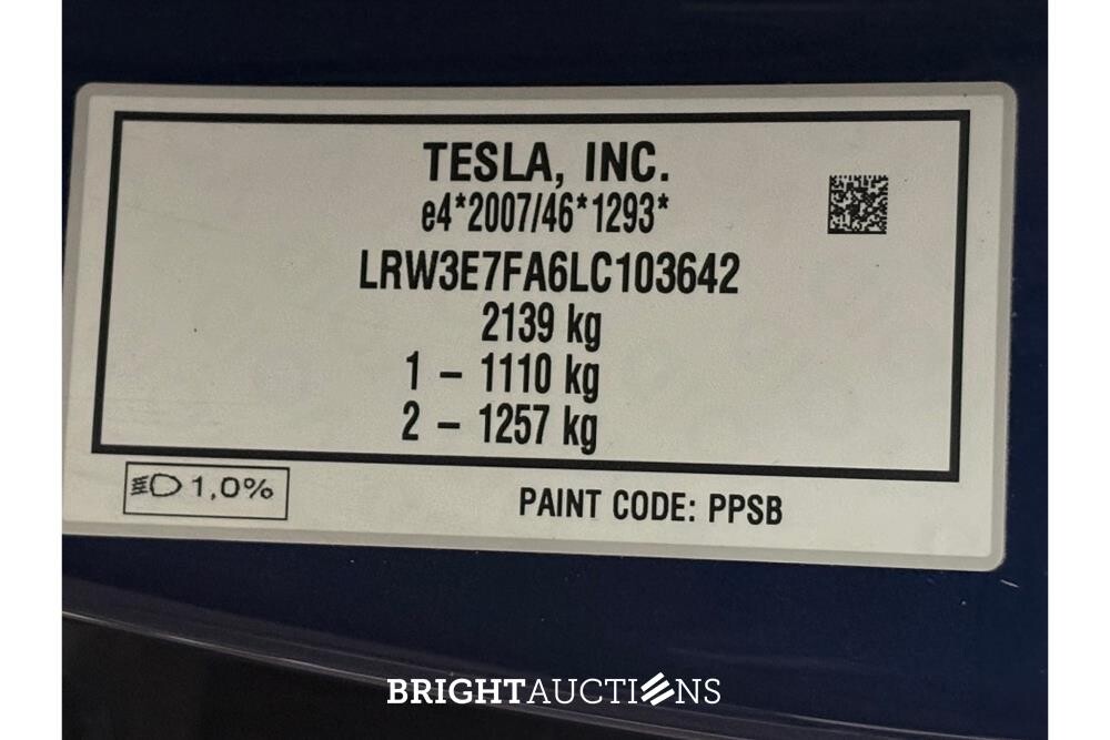 Tesla Model 3 Standard RWD Plus 60 kWh 238pk 2020 (Origineel-NL), K-748-GL