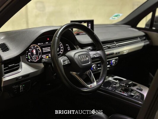 Audi Q7 3.0 TDI V6 e-tron Quattro Sport S-Line 258pk 2016 (Origineel-NL & 1e Eigenaar) Plug-In Hybrid, NB-194-Z (BTW AUTO)