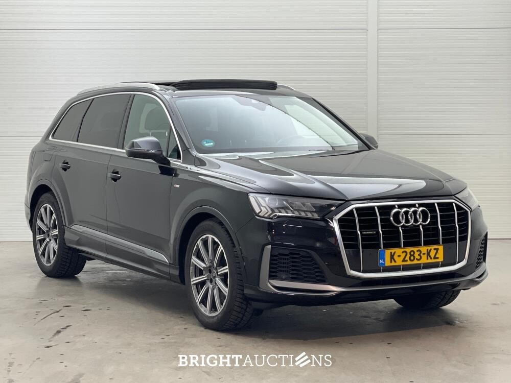 Audi Q7 55 e Pro Line S TFSI Quattro 476pk 2021 (Origineel-NL), K-283-KZ
