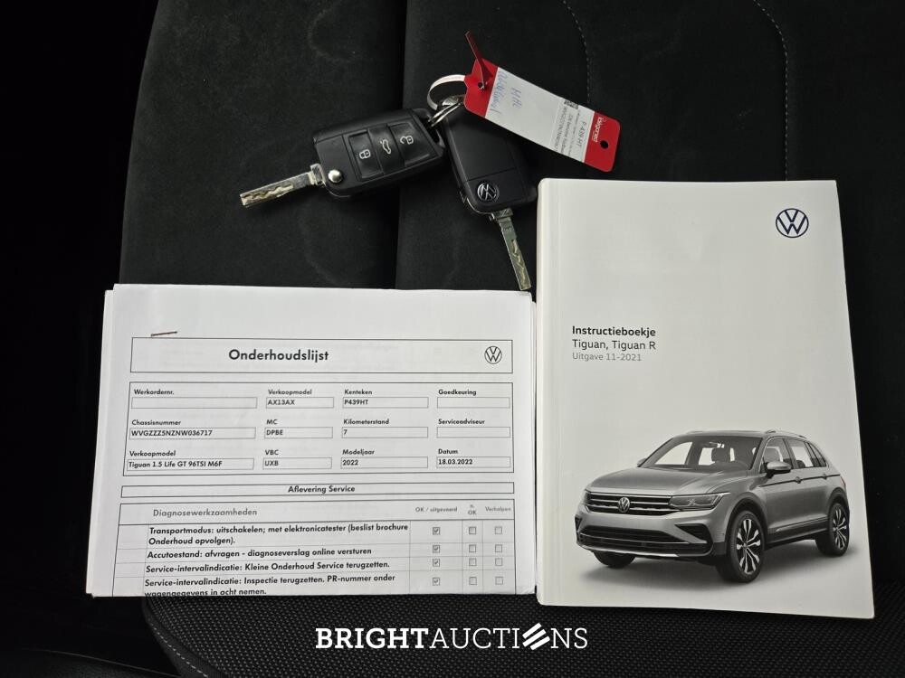 Volkswagen Tiguan Life Business 1.5 TSI 131pk 2022 (Origineel-NL), P-439-HT