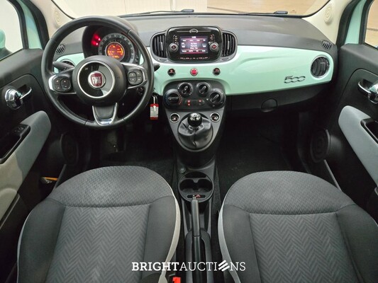 Fiat 500 Popstar 1.2 69pk 2018 (Origineel-NL), TZ-167-D