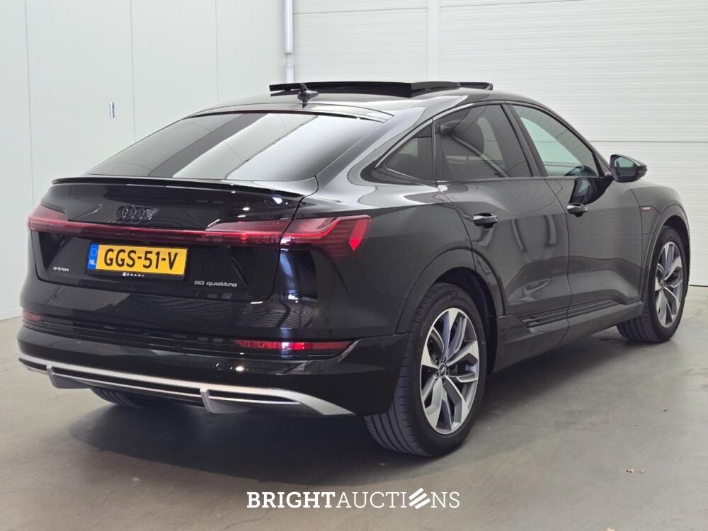 Audi e-tron Sportback 50 S edition Quattro 71 kWh 313pk 2021, GGS-51-V