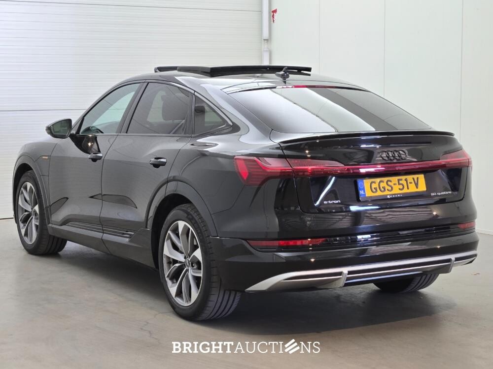 Audi e-tron Sportback 50 S edition Quattro 71 kWh 313pk 2021, GGS-51-V