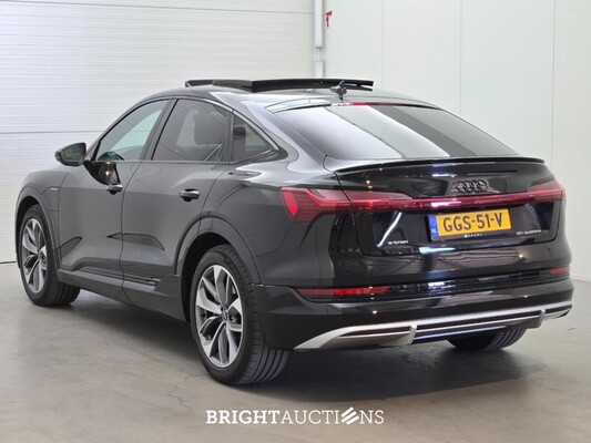Audi e-tron Sportback 50 S edition Quattro 71 kWh 313pk 2021, GGS-51-V