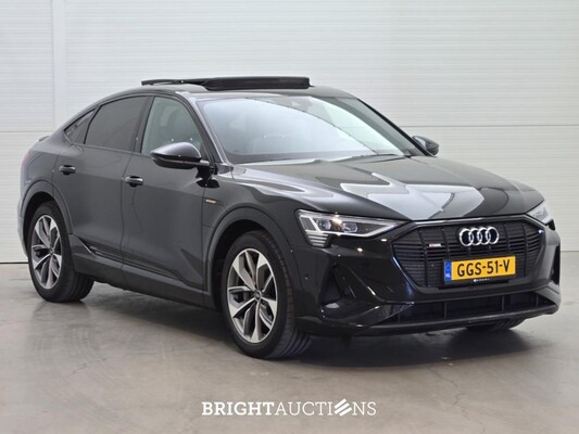 Audi e-tron Sportback 50 S edition Quattro 71 kWh 313pk 2021, GGS-51-V