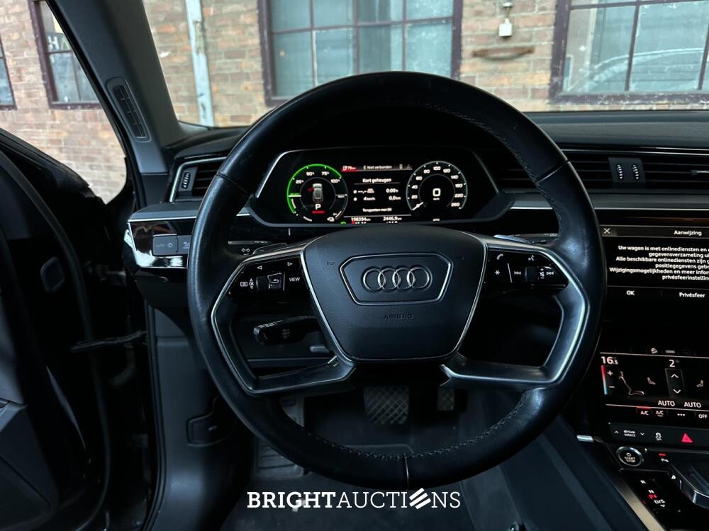 Audi e-tron 50 quattro edition 71 kWh 313pk 2020 (Origineel-NL+1e eigenaar), K-399-HL