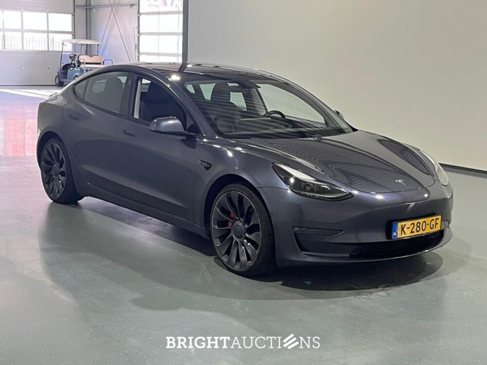 Tesla Model 3 Performance AWD 75 kWh 462pk 2020 (Origineel-NL), K-280-GF