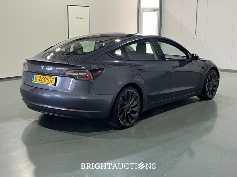 Tesla Model 3 Performance AWD 75 kWh 462pk 2020 (Origineel-NL), K-280-GF