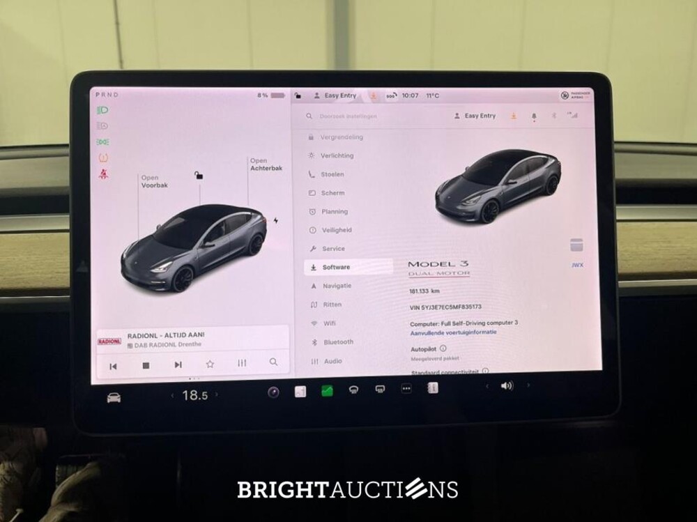Tesla Model 3 Performance AWD 75 kWh 462pk 2020 (Origineel-NL), K-280-GF