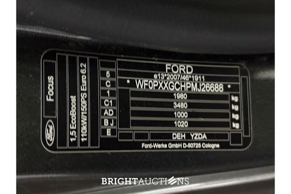 Ford FOCUS Wagon ST-Line X Business 1.5 EcoBoost 150pk 2021 (Origineel-NL), K-275-VH