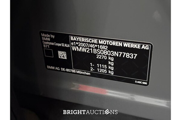 MINI Countryman Cooper S E ALL4 ALL4 1.5 220pk 2021 (Origineel-NL), N-460-KN