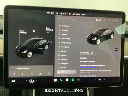 Tesla Model 3 Standard RWD Plus 60 kWh 238pk 2019 (Origineel-NL), G-998-TJ