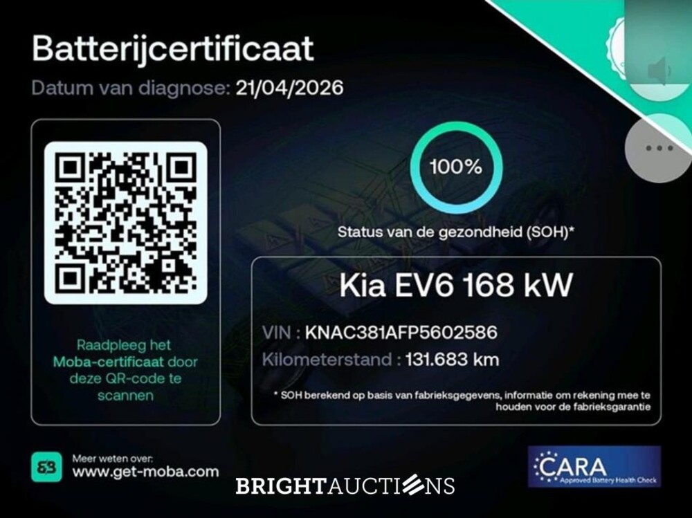 Kia EV6 Plus 77 4 kWh 228pk 2023 (Origineel-NL), S-664-LR