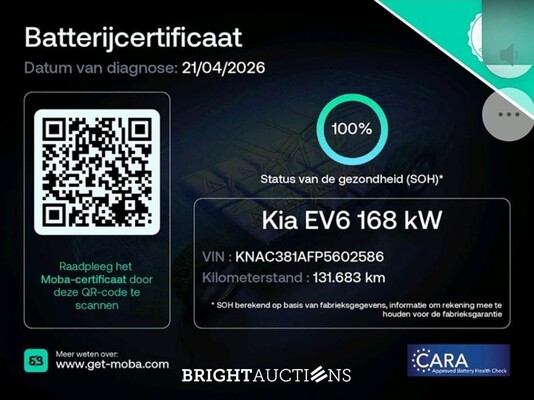 Kia EV6 Plus 77 4 kWh 228pk 2023 (Origineel-NL), S-664-LR