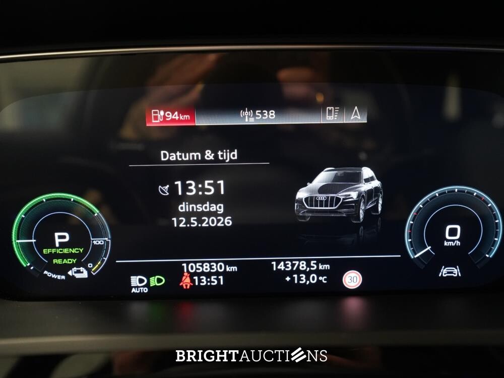 Audi e-tron 55 advanced Pro Line Plus Quattro 95 kWh 408pk 2018, N-406-PB