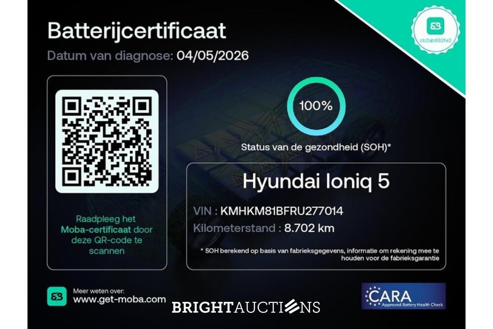 Hyundai IONIQ 5 58 kWh 170pk 2024 (Origineel-NL), Z-998-GK