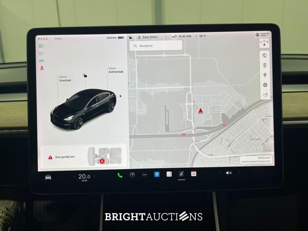 Tesla Model 3 Standard RWD Plus 60 kWh 238pk 2020 (Origineel-NL), H-529-JL